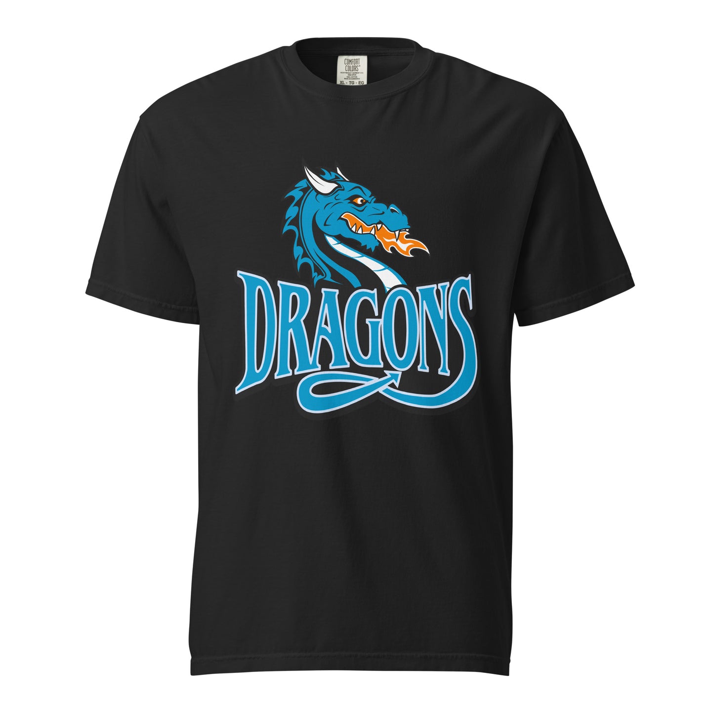 Signature | Comfort Colors T-Shirt | International Studies Middle School Volleyball | Emblem Logo