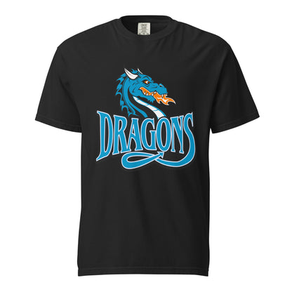 Signature | Comfort Colors T-Shirt | International Studies Middle School Volleyball | Emblem Logo