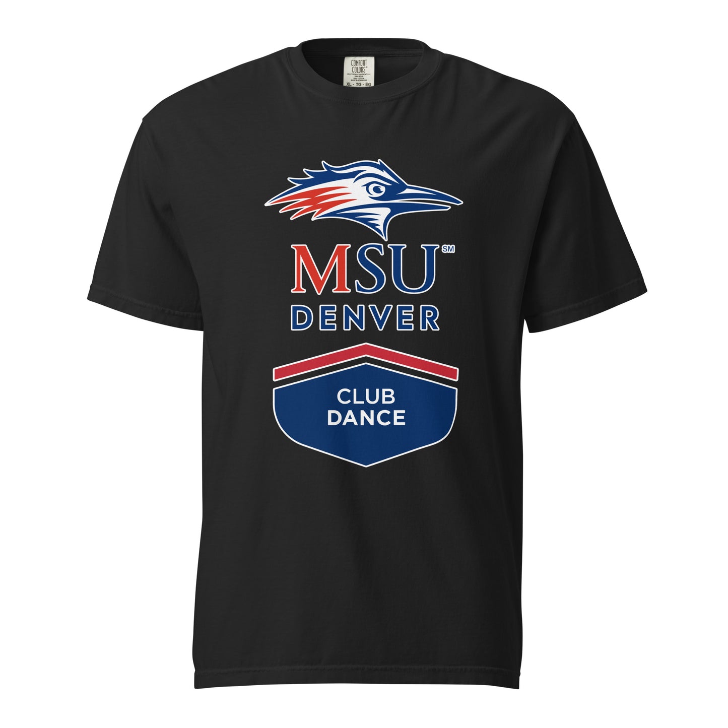 Signature | Comfort Colors T-Shirt | MSU Denver Dance Team | Apex Logo