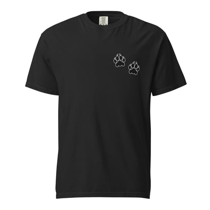 Signature | Comfort Colors T-Shirt | Orange Wave Marching Band | Paw Mark Logo