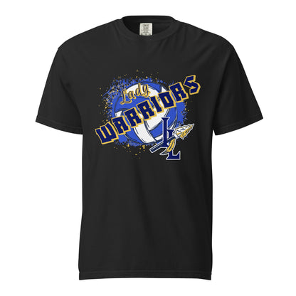 Signature | Comfort Colors T-Shirt | Indian Land Middle School Volleyball | Vanguard Warriors Logo