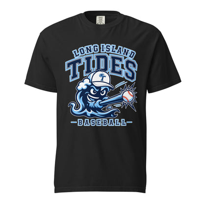 Signature | Comfort Colors T-Shirt | Long Island Tides Baseball | Valor Logo