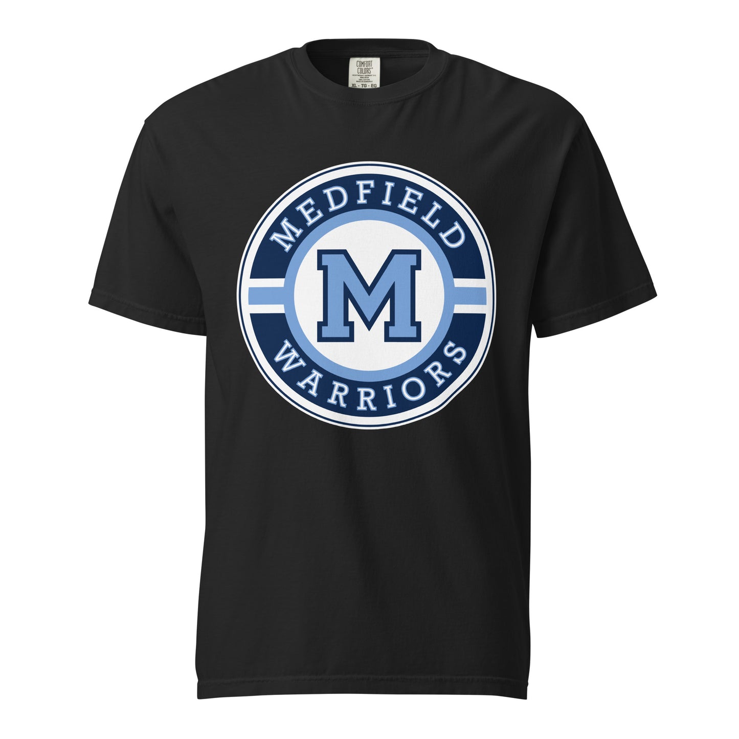 Signature | Comfort Colors T-Shirt | Medfield Softball | Badge Logo