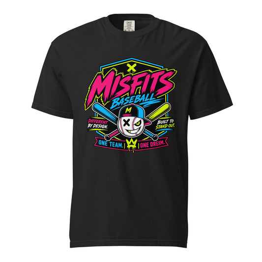 Signature | Comfort Colors T-Shirt | Misfits Baseball | Valor Logo