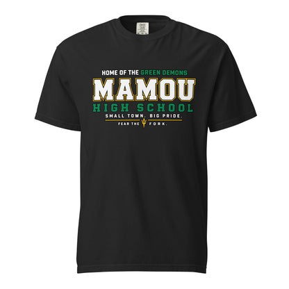 Signature | Comfort Colors T-Shirt | Mamou High School | Vanguard Logo