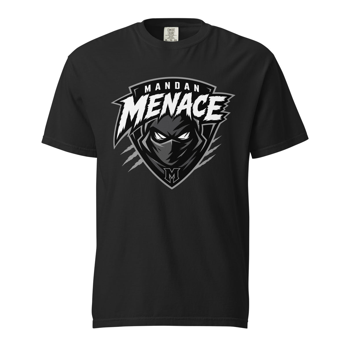 Signature | Comfort Colors T-Shirt | Mandan Menace | Shield Logo