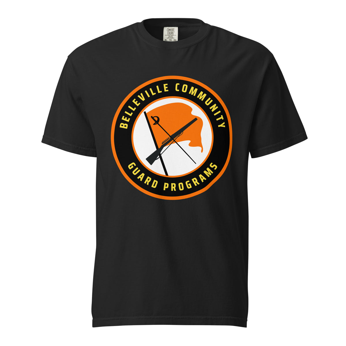 Signature | Comfort Colors T-Shirt | Belleville Community Guard Programs | Badge Logo