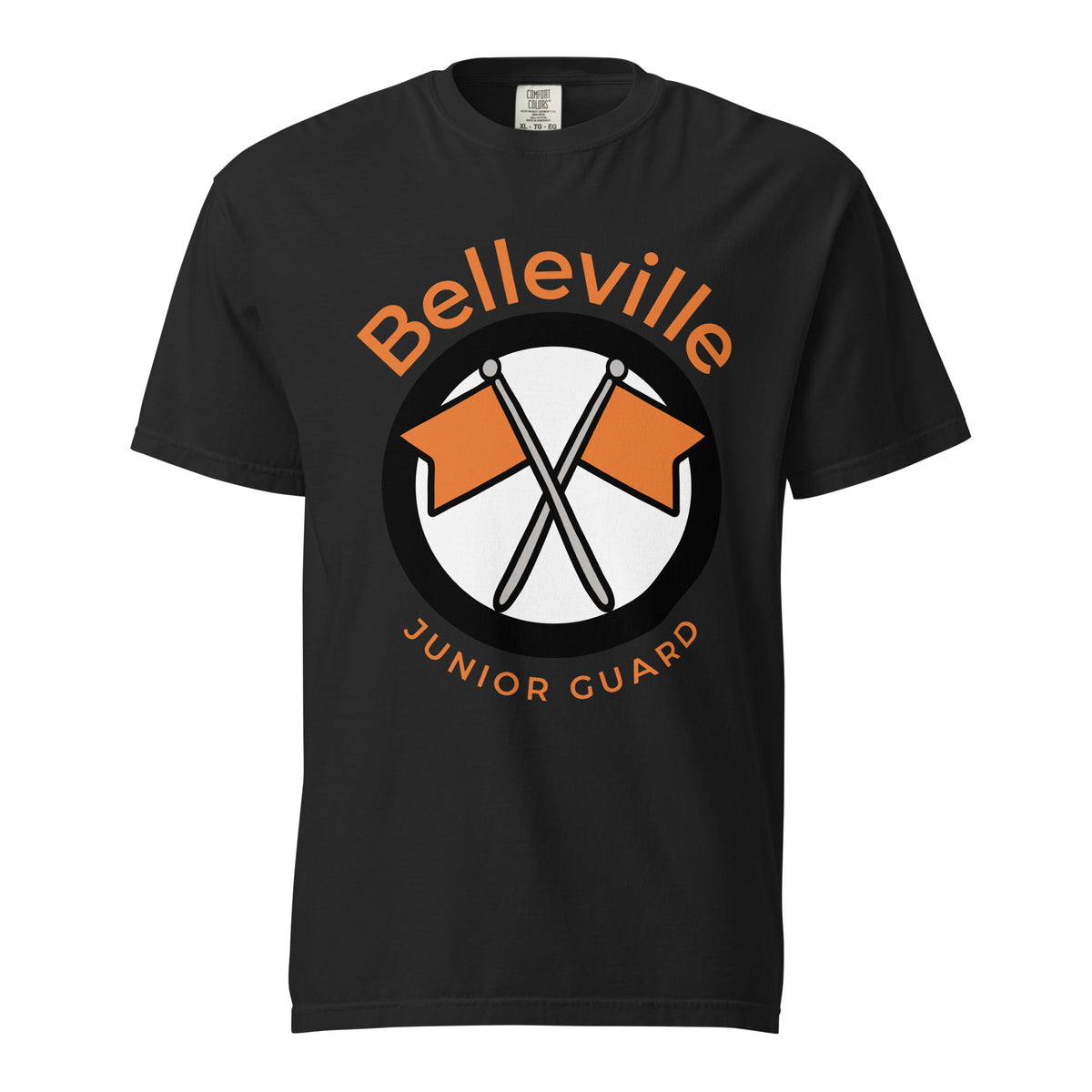Signature | Comfort Colors T-Shirt | Belleville Community Guard Programs | Crest Logo