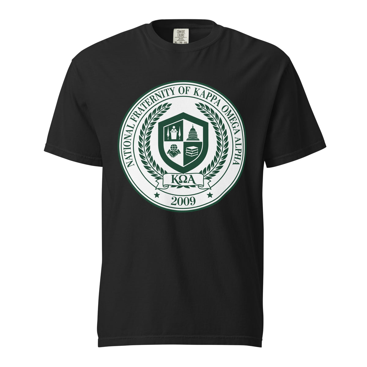 Signature | Comfort Colors T-Shirt | Kappa Omega Alpha | Badge Logo