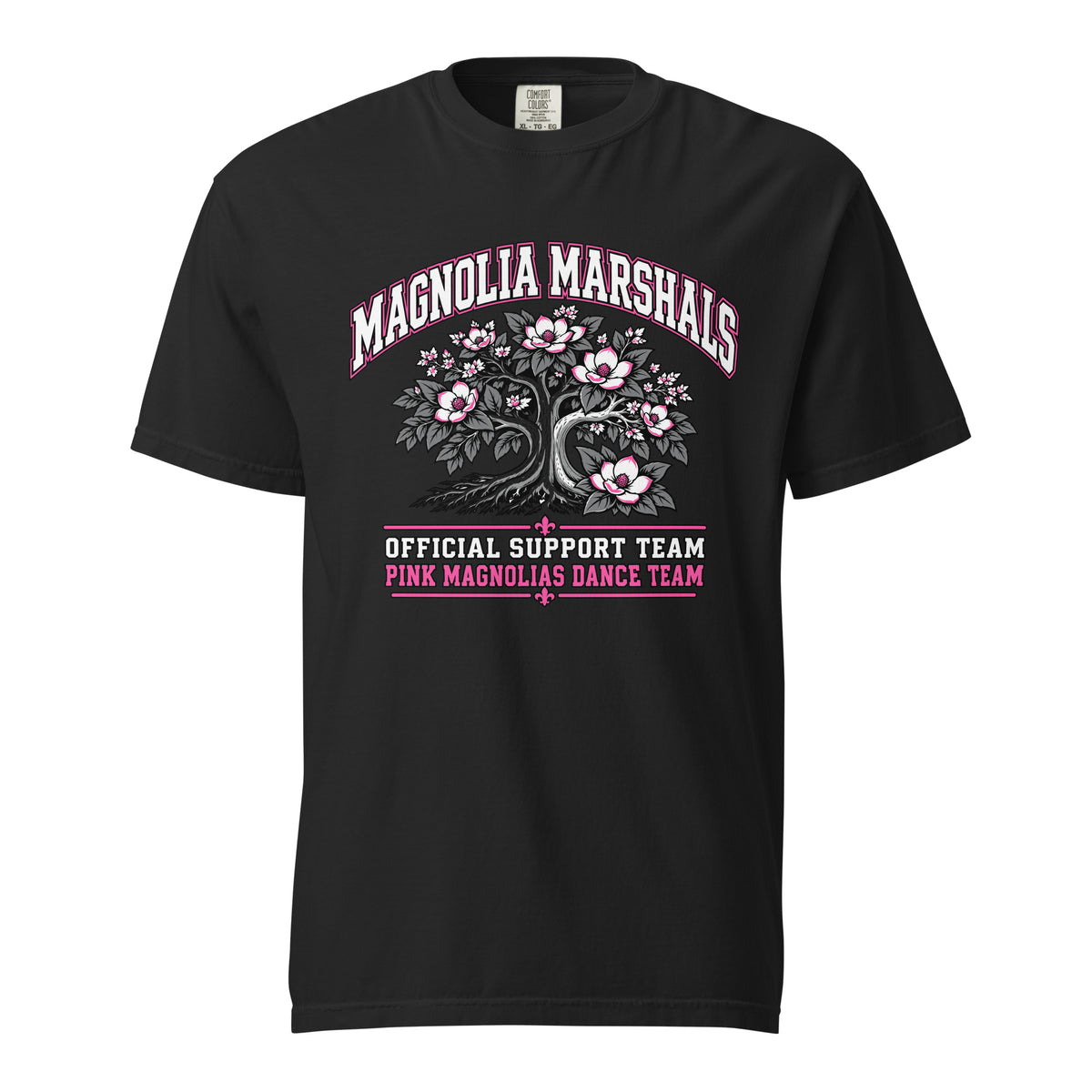 Signature | Comfort Colors T-Shirt | Pink Magnolias Dance | Crest Logo