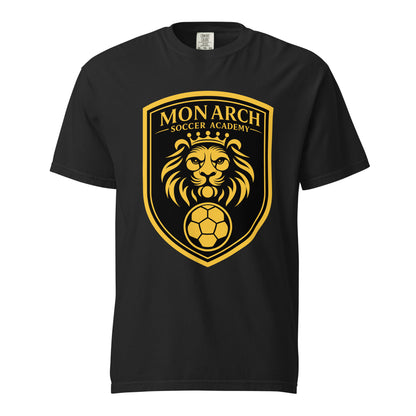Signature | Comfort Colors T-Shirt | Monarch Soccer Academy | Shield Logo