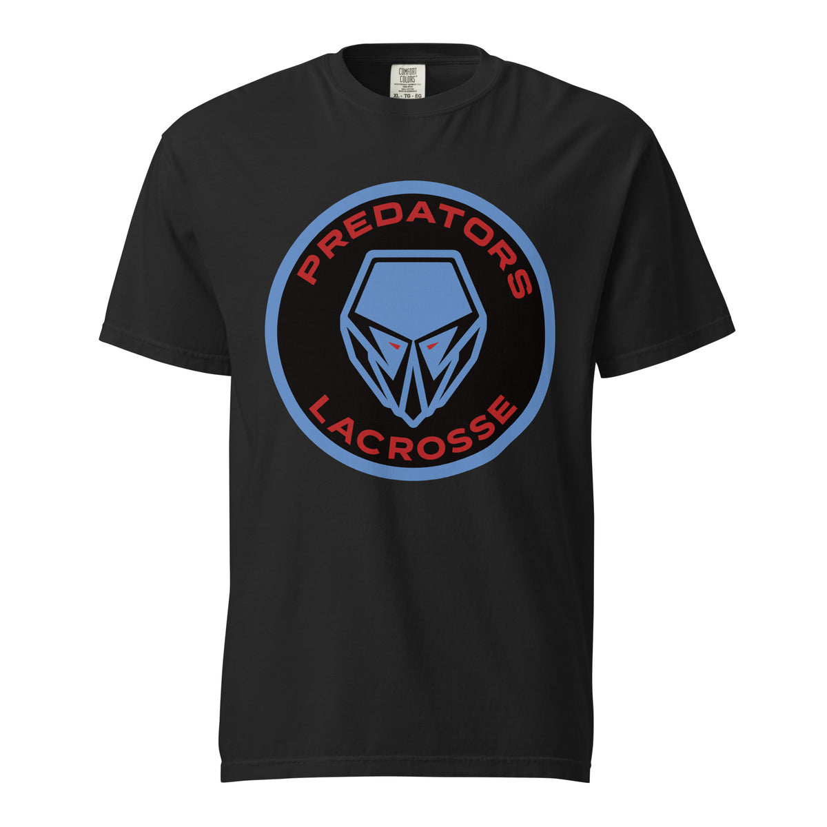 Signature | Comfort Colors T-Shirt | Predators Lacrosse | Badge Logo