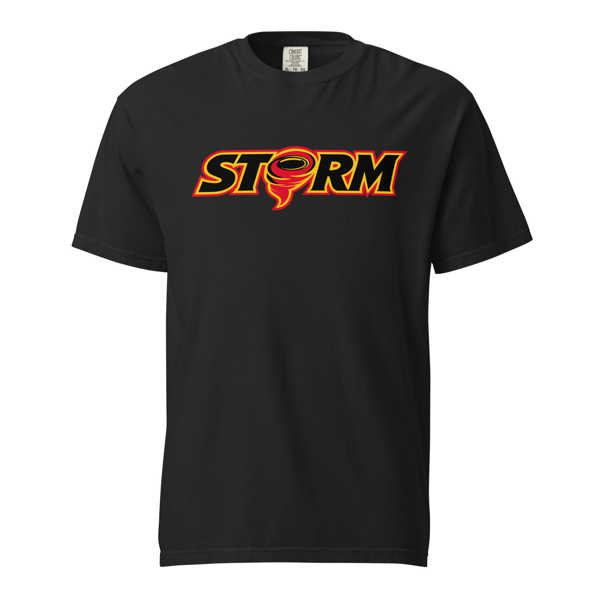 Signature | Comfort Colors T-Shirt | Storm Baseball Team | Crest Logo