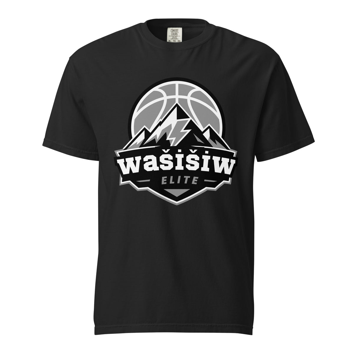 Signature | Comfort Colors T-Shirt | Wašišiw Elite | Shield Logo