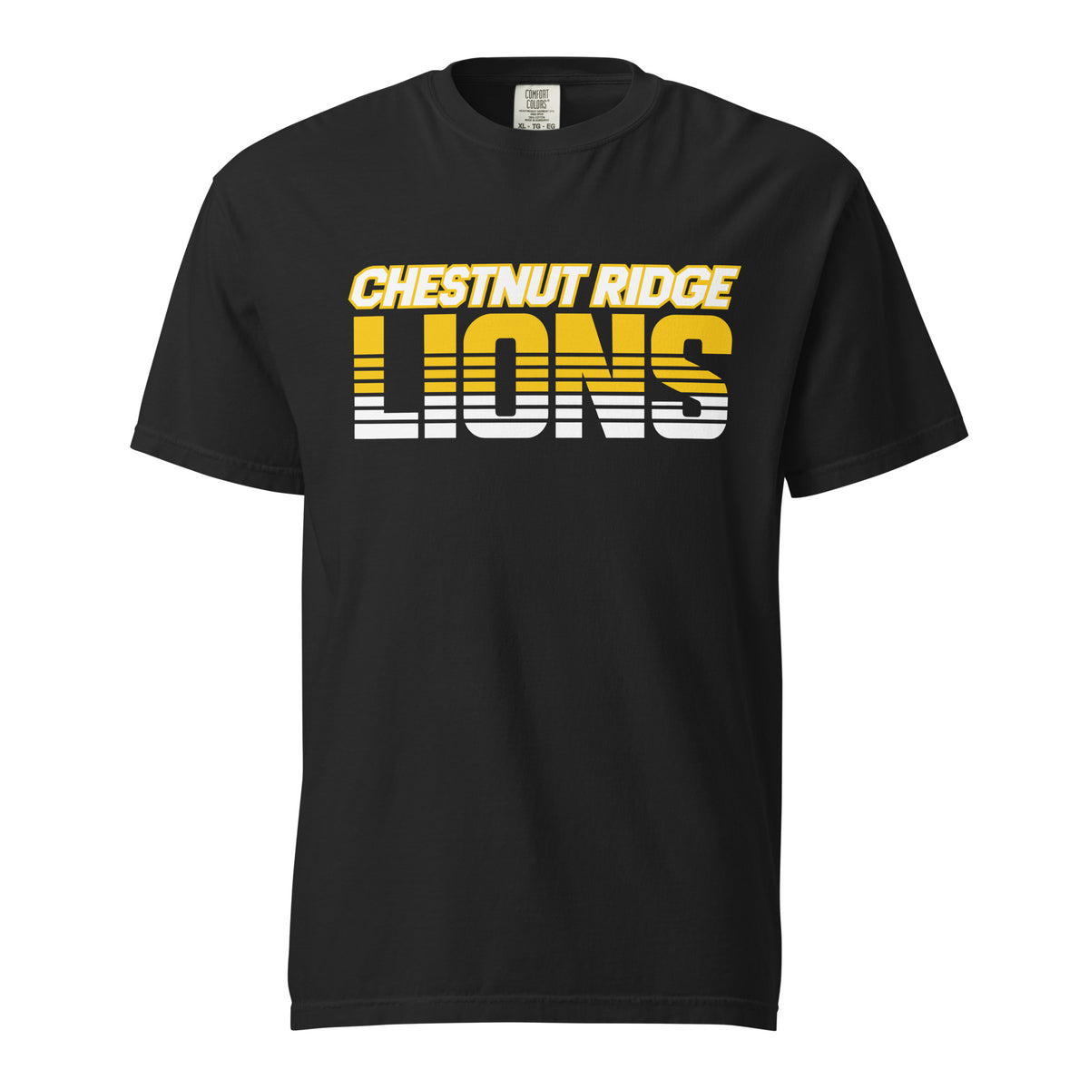 Signature | Comfort Colors T-Shirt | Chestnut Ridge Lions Football | Script Logo
