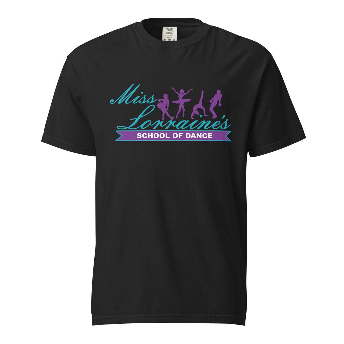 Signature | Comfort Colors T-Shirt | Miss Lorraine’s School of Dance | Crest Logo