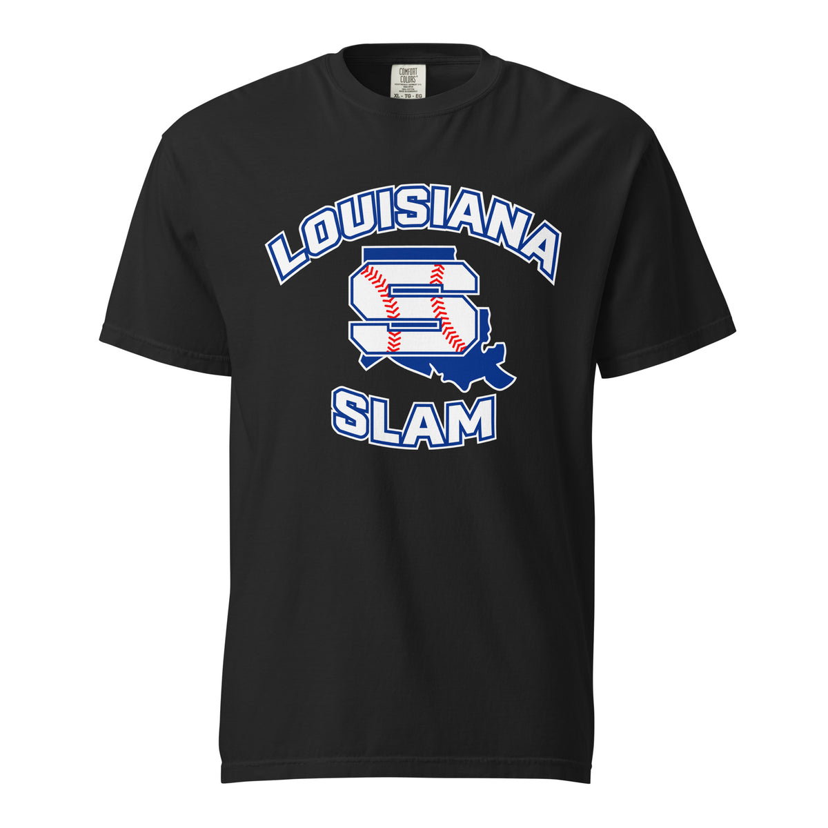 Signature | Comfort Colors T-Shirt | Louisiana Slam Baseball | Emblem Logo