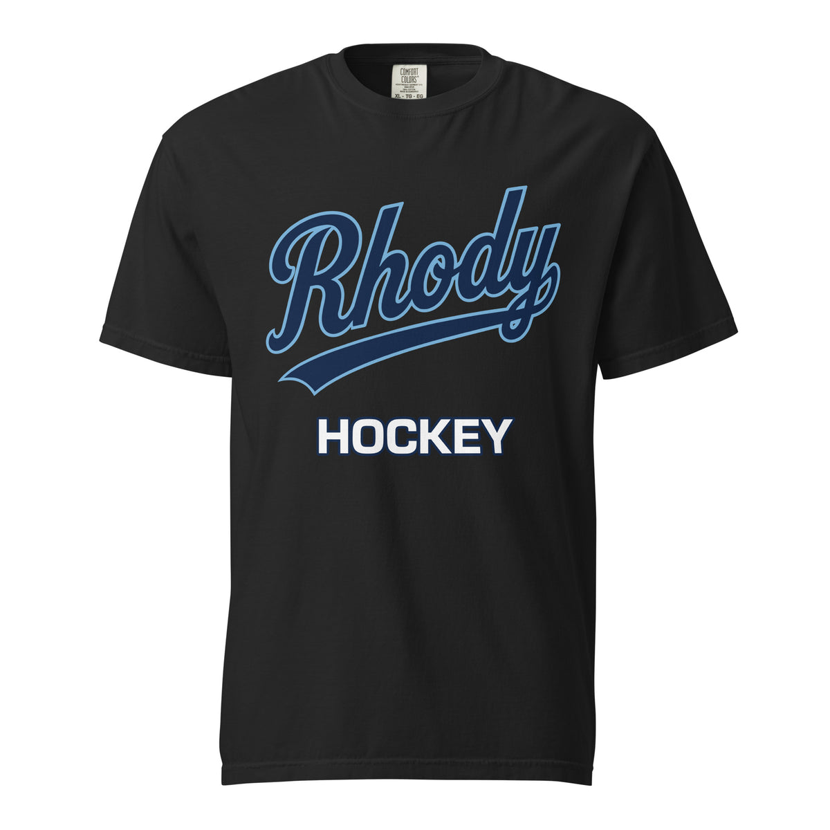 Signature | Comfort Colors T-Shirt | URI Men’s Hockey | Athletics Logo