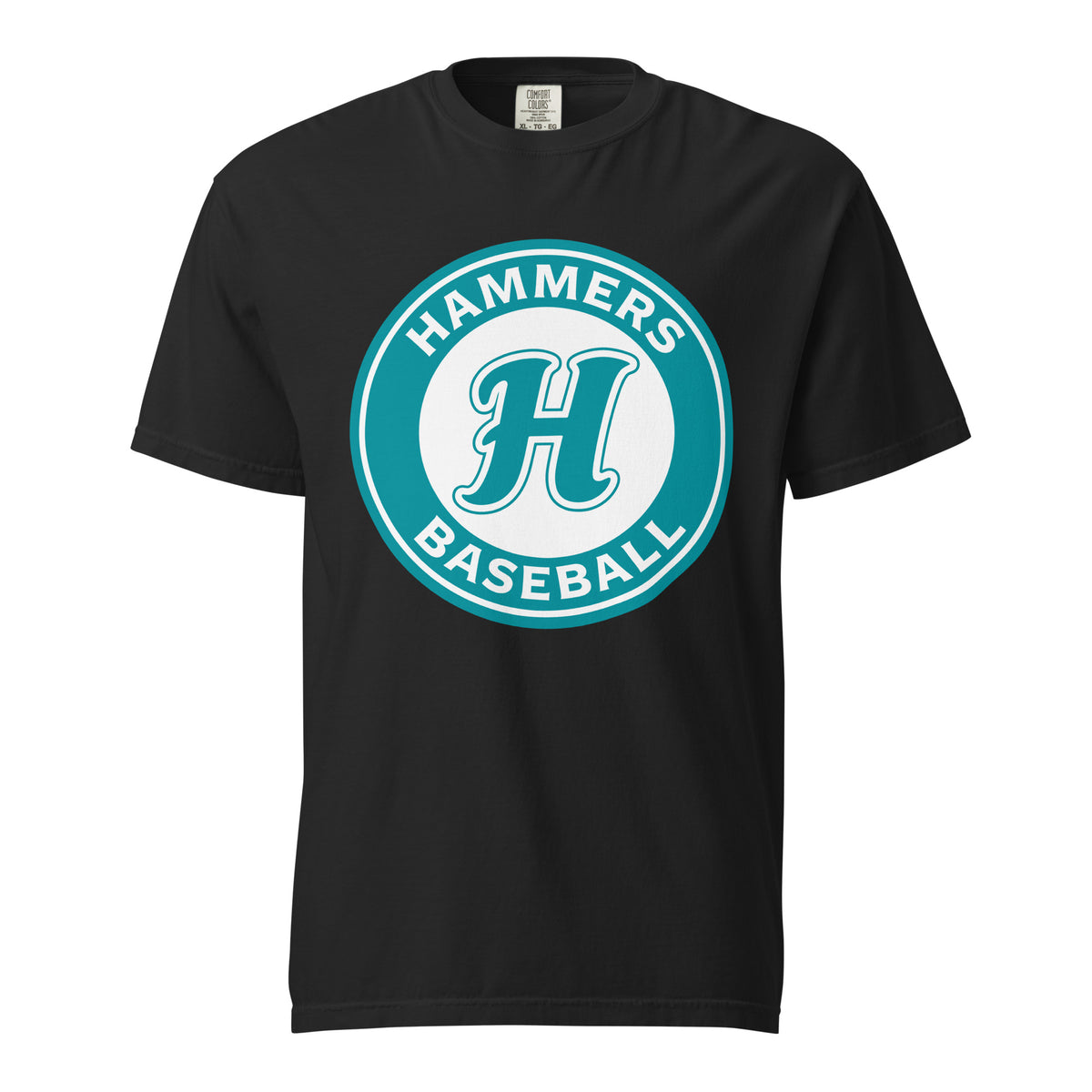 Signature | Comfort Colors T-Shirt | Hammers Baseball (10U) | Badge Logo