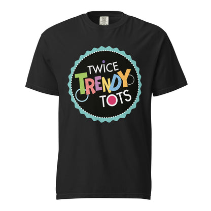 Signature | Comfort Colors T-Shirt | Twice Trendy Tots | Badge Logo