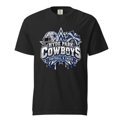 Signature | Comfort Colors T-Shirt | Hyde Park Cowboys | Crest Logo