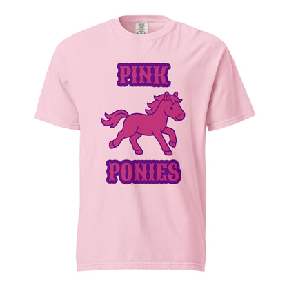 Signature | Comfort Colors T-Shirt | Pink Pony Athletic Club | Emblem Logo