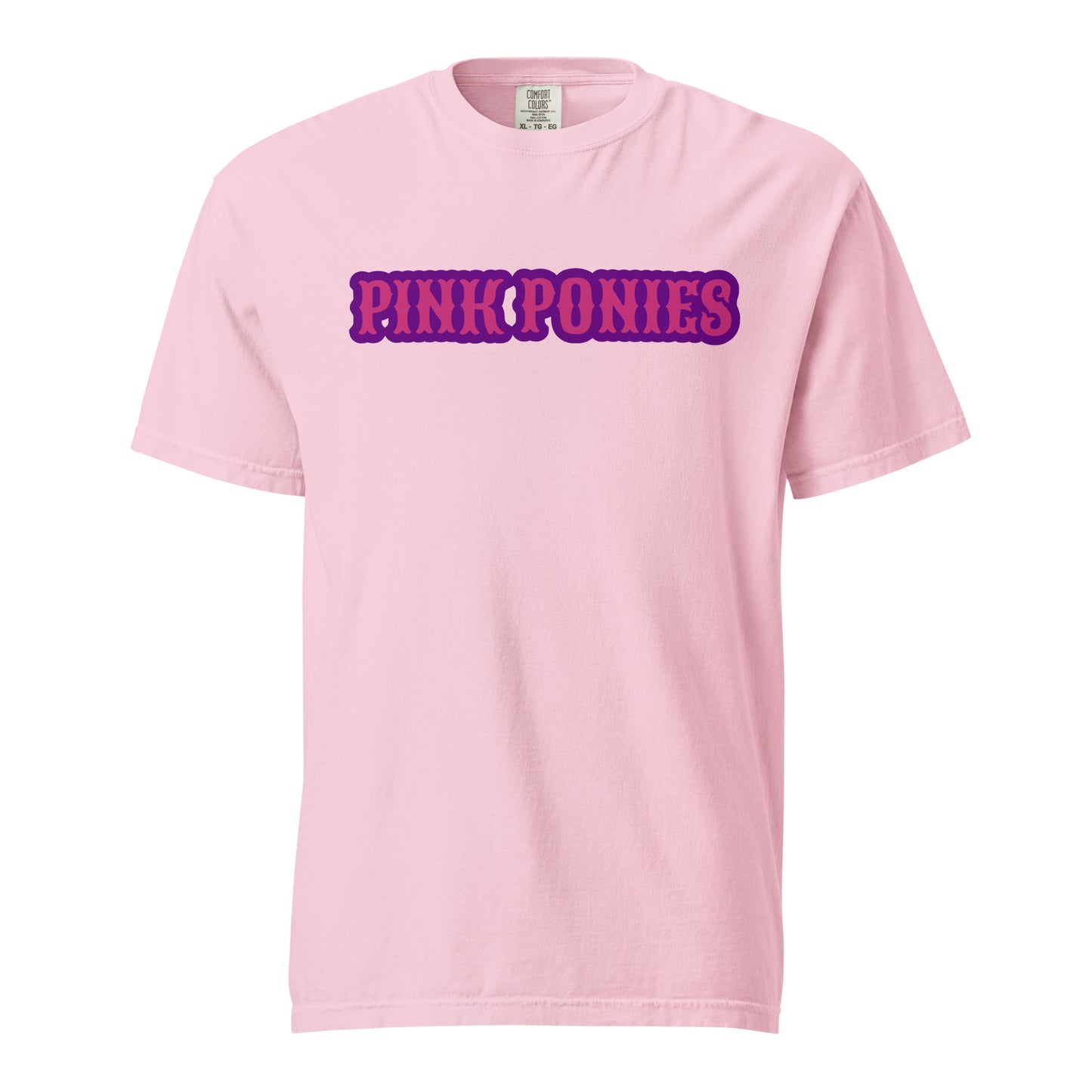 Signature | Comfort Colors T-Shirt | Pink Pony Athletic Club | Script Logo