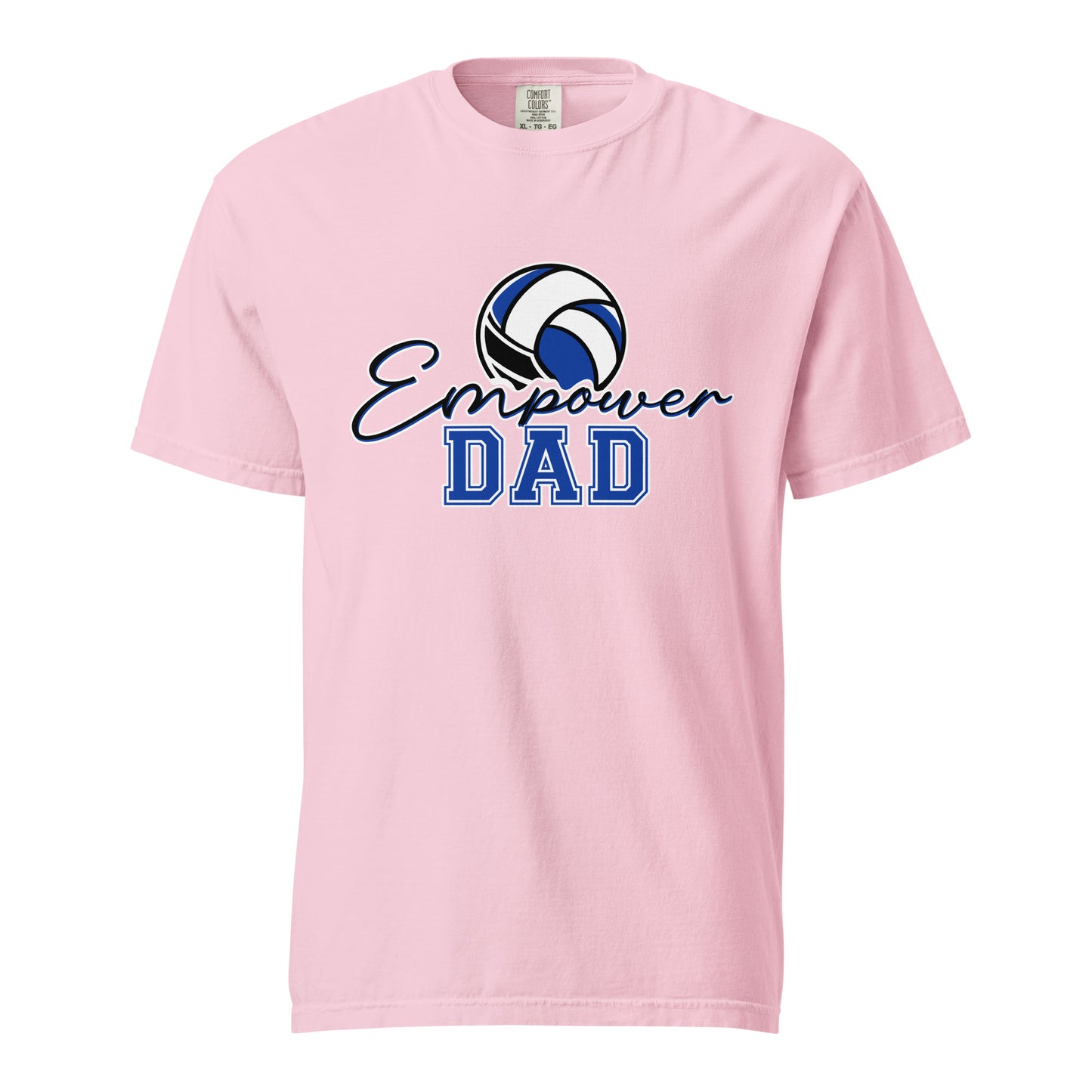 Signature | Comfort Colors T-Shirt | Empower Volleyball Club | Dad Crest Logo