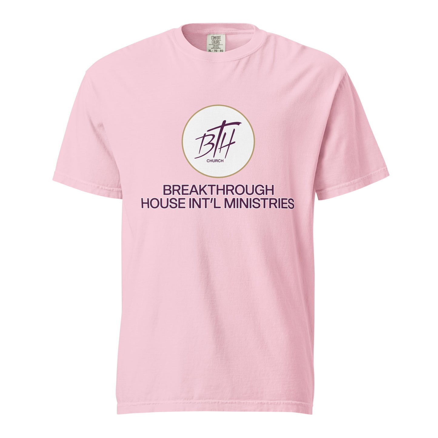 Signature | Comfort Colors T-Shirt | Breakthrough House International Ministries | Crest Logo