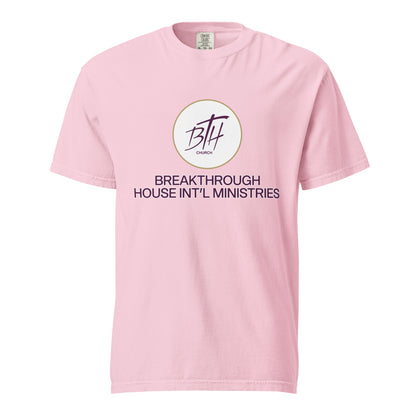 Signature | Comfort Colors T-Shirt | Breakthrough House International Ministries | Crest Logo