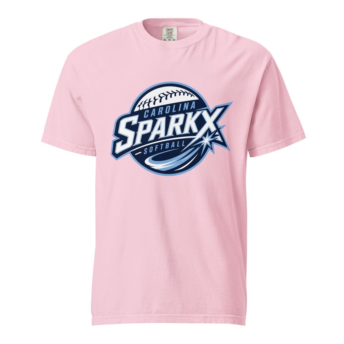 Signature | Comfort Colors T-Shirt | Carolina Sparkx | Vanguard Logo