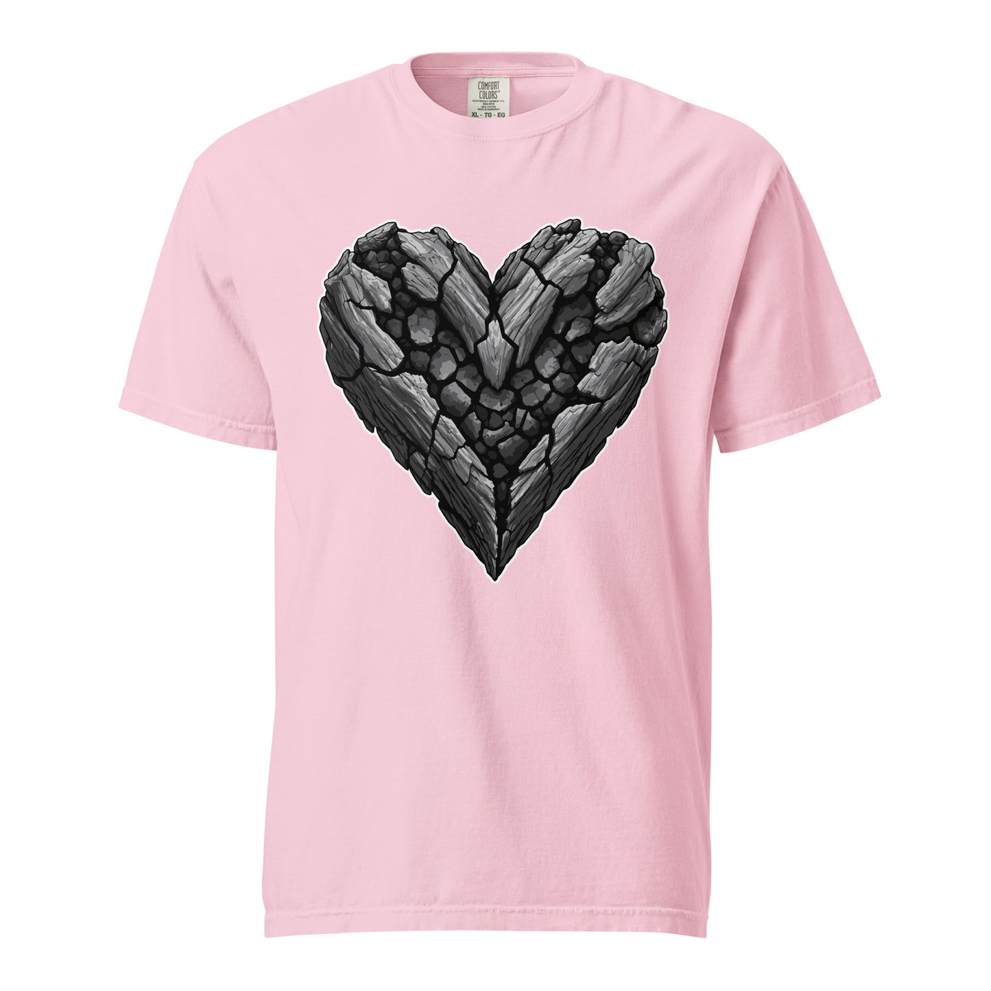 Signature | Comfort Colors T-Shirt | Obsidian Heartbeat | Emblem Logo