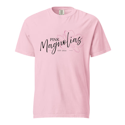 Signature | Comfort Colors T-Shirt | Pink Magnolias Dance | Lettermark Logo