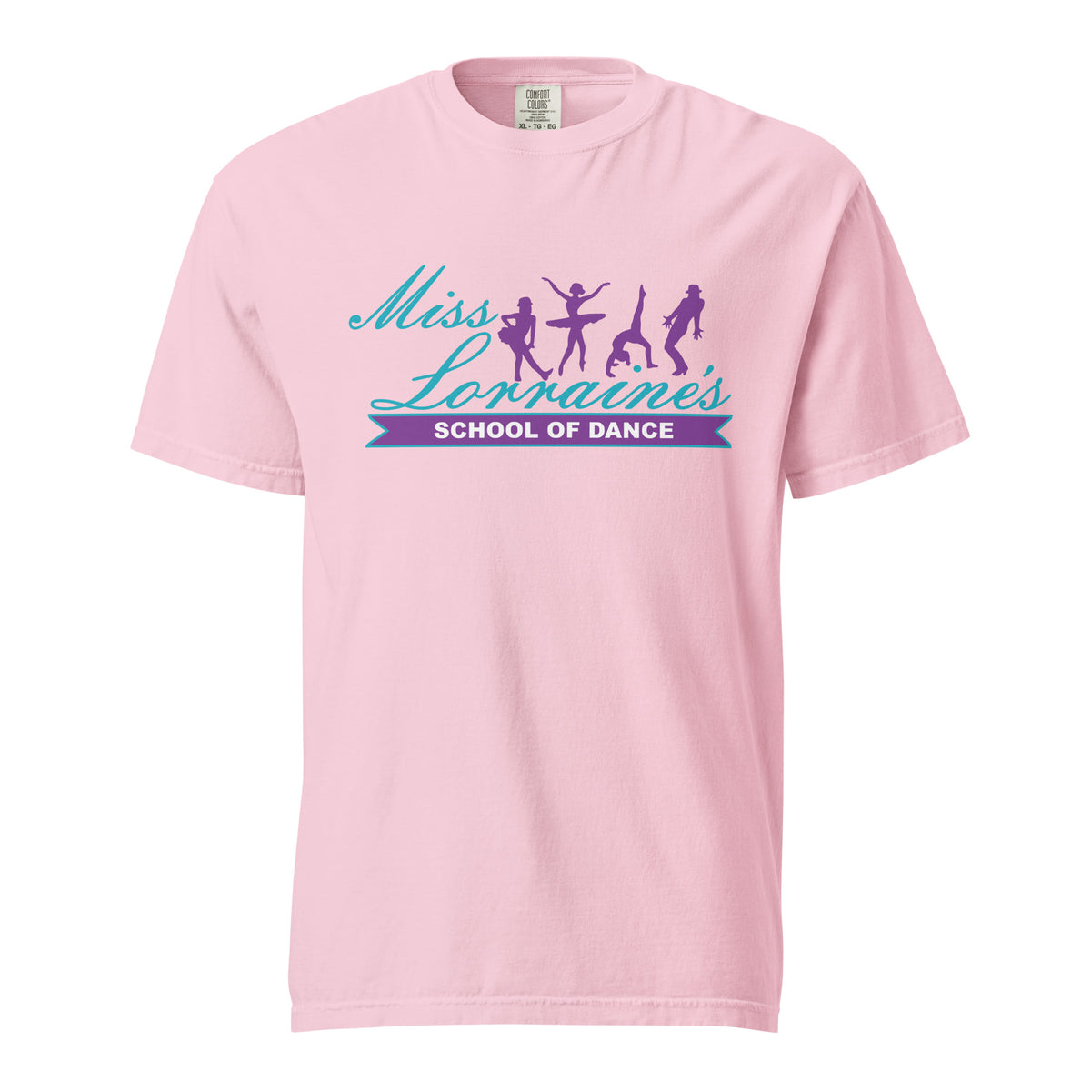 Signature | Comfort Colors T-Shirt | Miss Lorraine’s School of Dance | Crest Logo