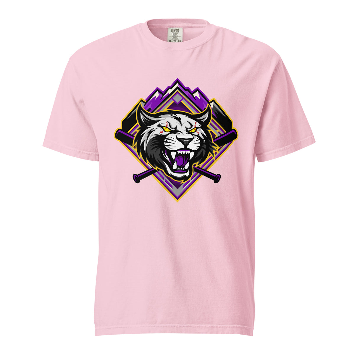 Signature | Comfort Colors T-Shirt | Wildcats Softball | Crest Logo