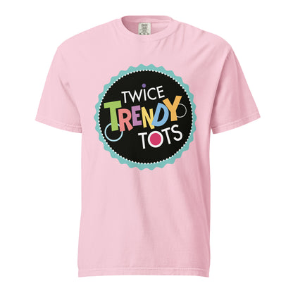 Signature | Comfort Colors T-Shirt | Twice Trendy Tots | Badge Logo
