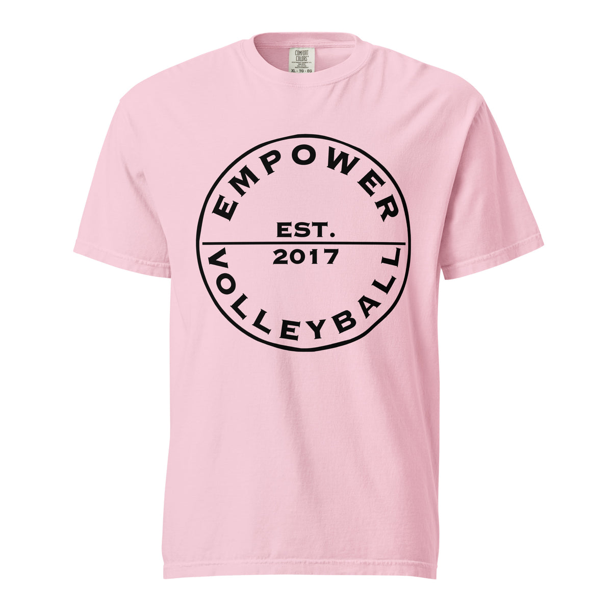 Signature | Comfort Colors T-Shirt | Empower Volleyball Club | Valor Logo