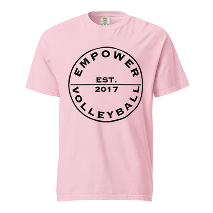 Signature | Comfort Colors T-Shirt | Empower Volleyball Club | Valor Logo