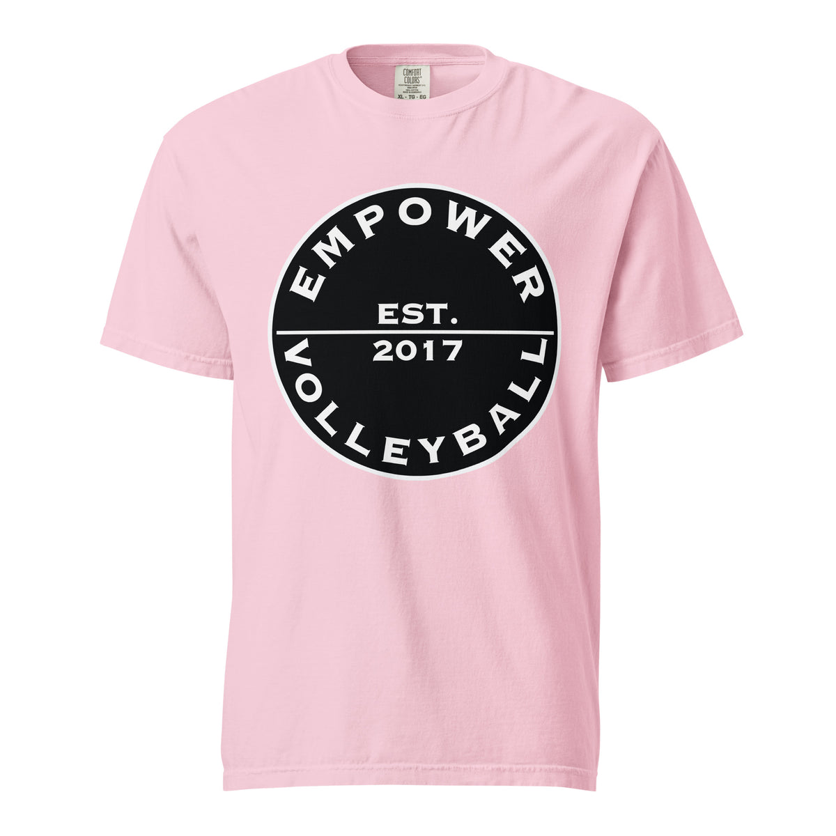 Signature | Comfort Colors T-Shirt | Empower Volleyball Club | Alpha Spike Logo