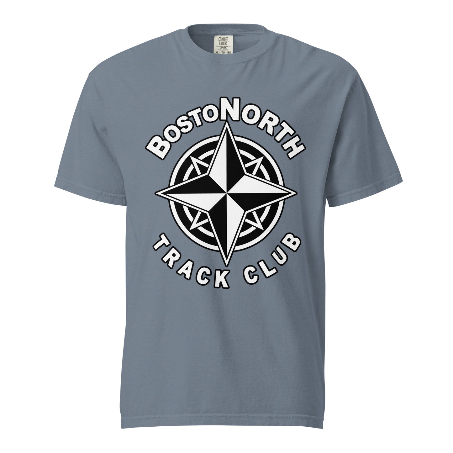 Signature | Comfort Colors T-Shirt | Boston-North Track Club | Crest Logo