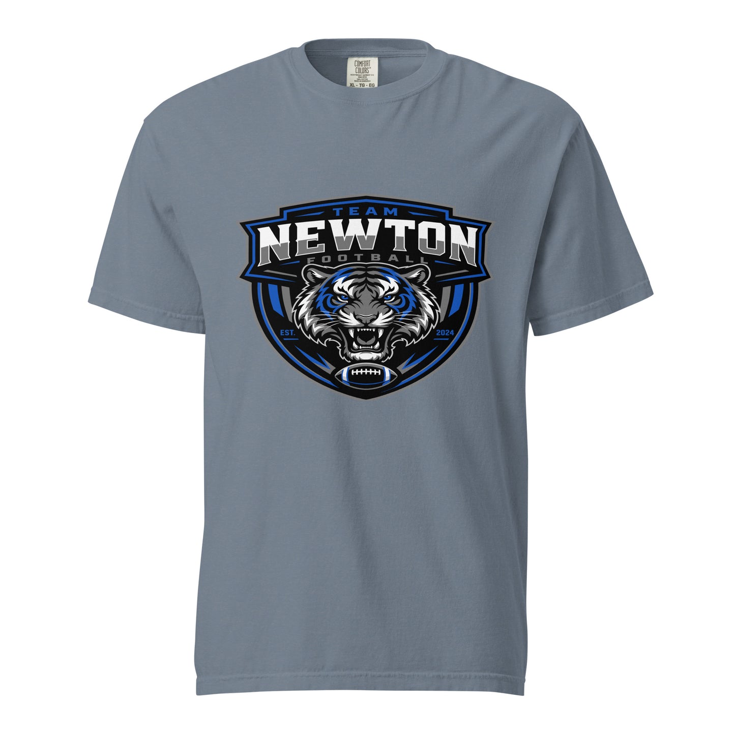 Signature | Comfort Colors T-Shirt | Newton Youth football league | Shield Logo