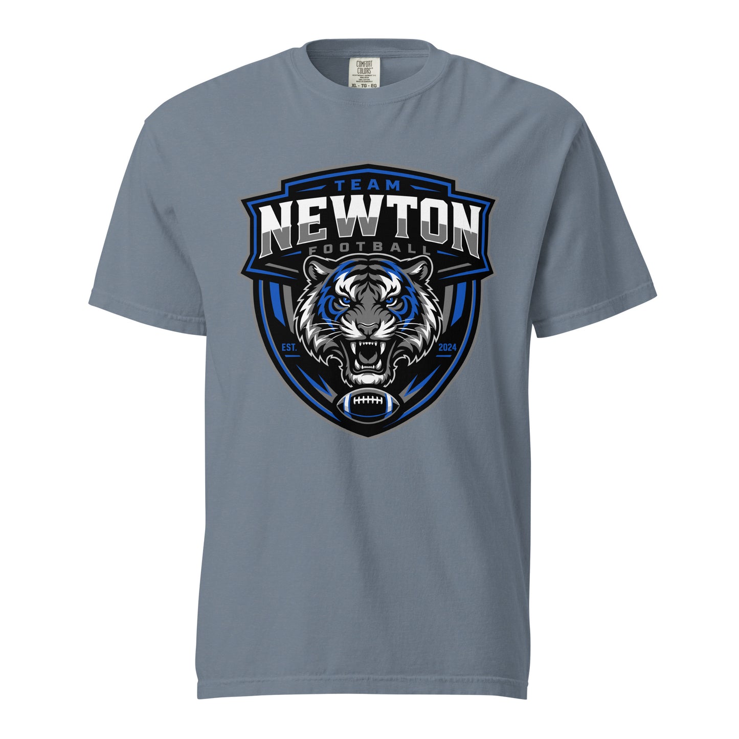 Signature | Comfort Colors T-Shirt | Newton Youth football league | Shield Logo