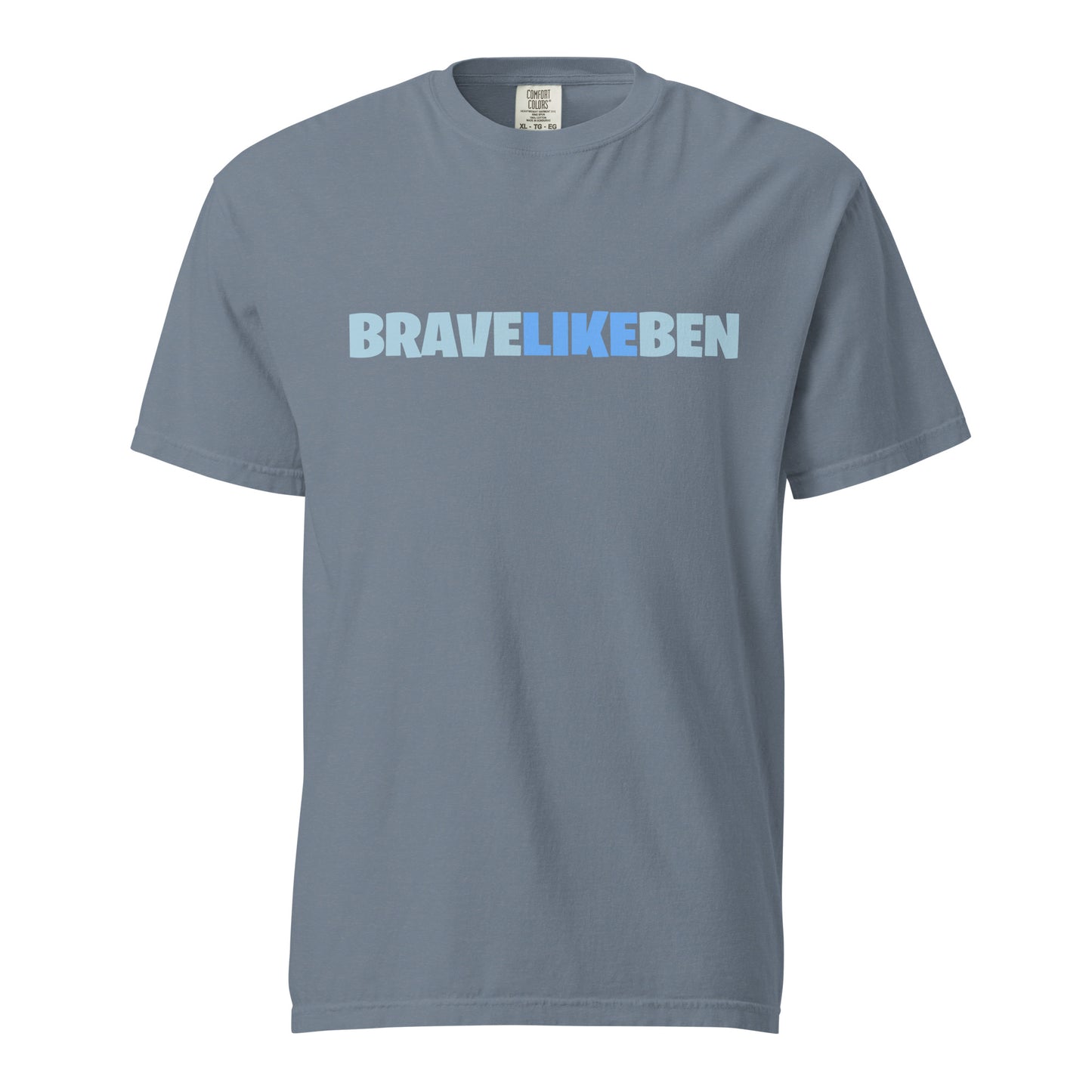 Signature | Comfort Colors T-Shirt | Brave Like Ben | Wordmark Logo