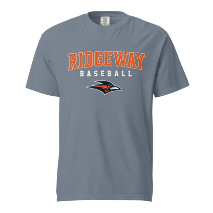 Signature | Comfort Colors T-Shirt | Ridgeway High School Baseball | Emblem Logo