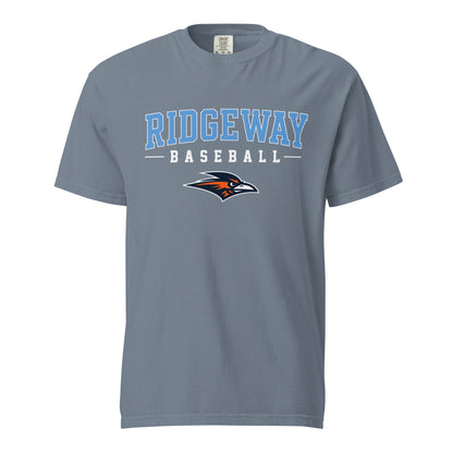 Signature | Comfort Colors T-Shirt | Ridgeway High School Baseball | Athletics Logo