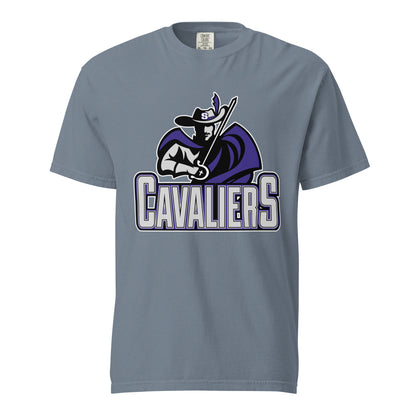 Signature | Comfort Colors T-Shirt | Saint Thomas More | Cavalier Vanguard Logo
