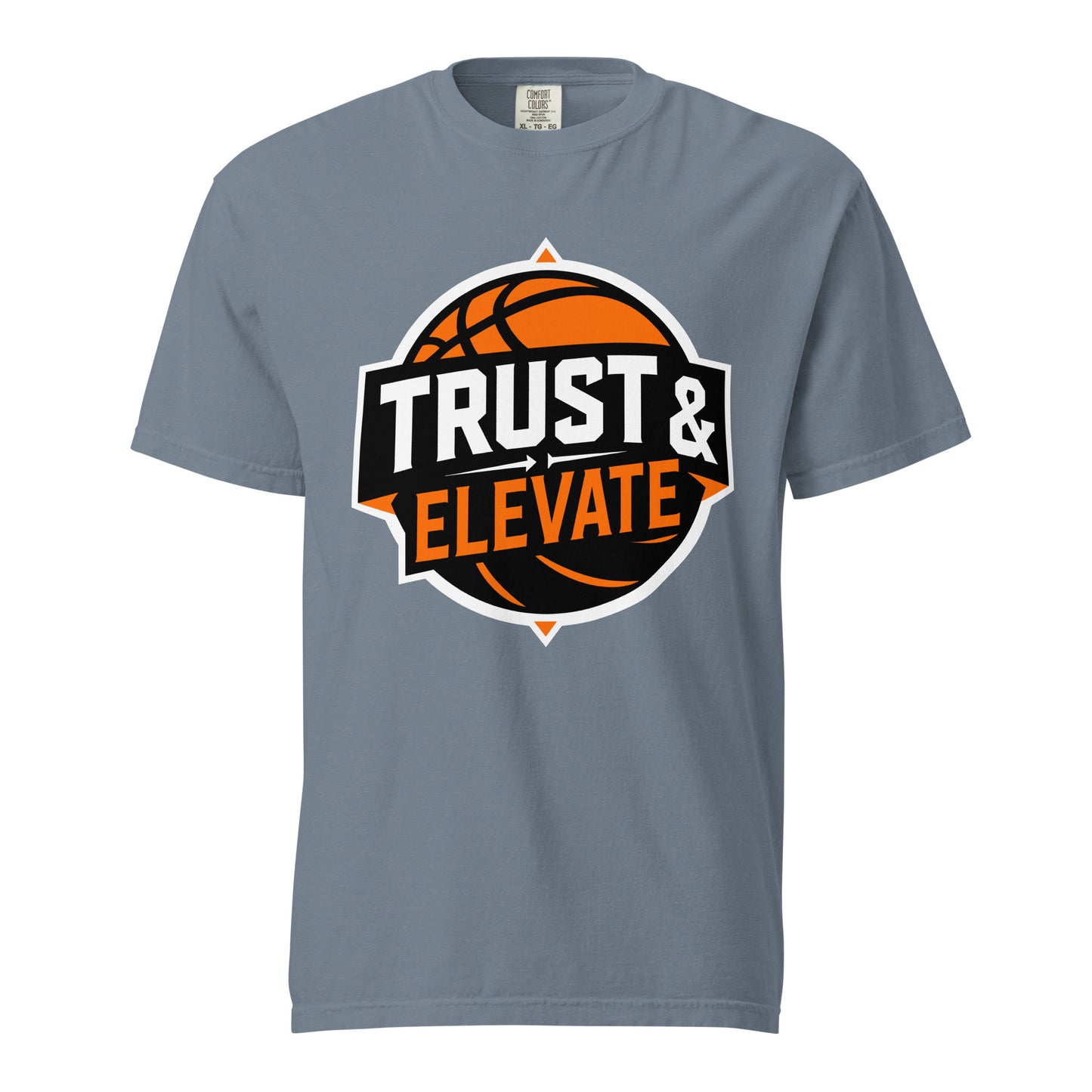Signature | Comfort Colors T-Shirt | Trust & Elevate | Athletic Logo