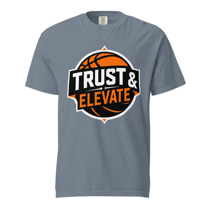 Signature | Comfort Colors T-Shirt | Trust & Elevate | Athletic Logo