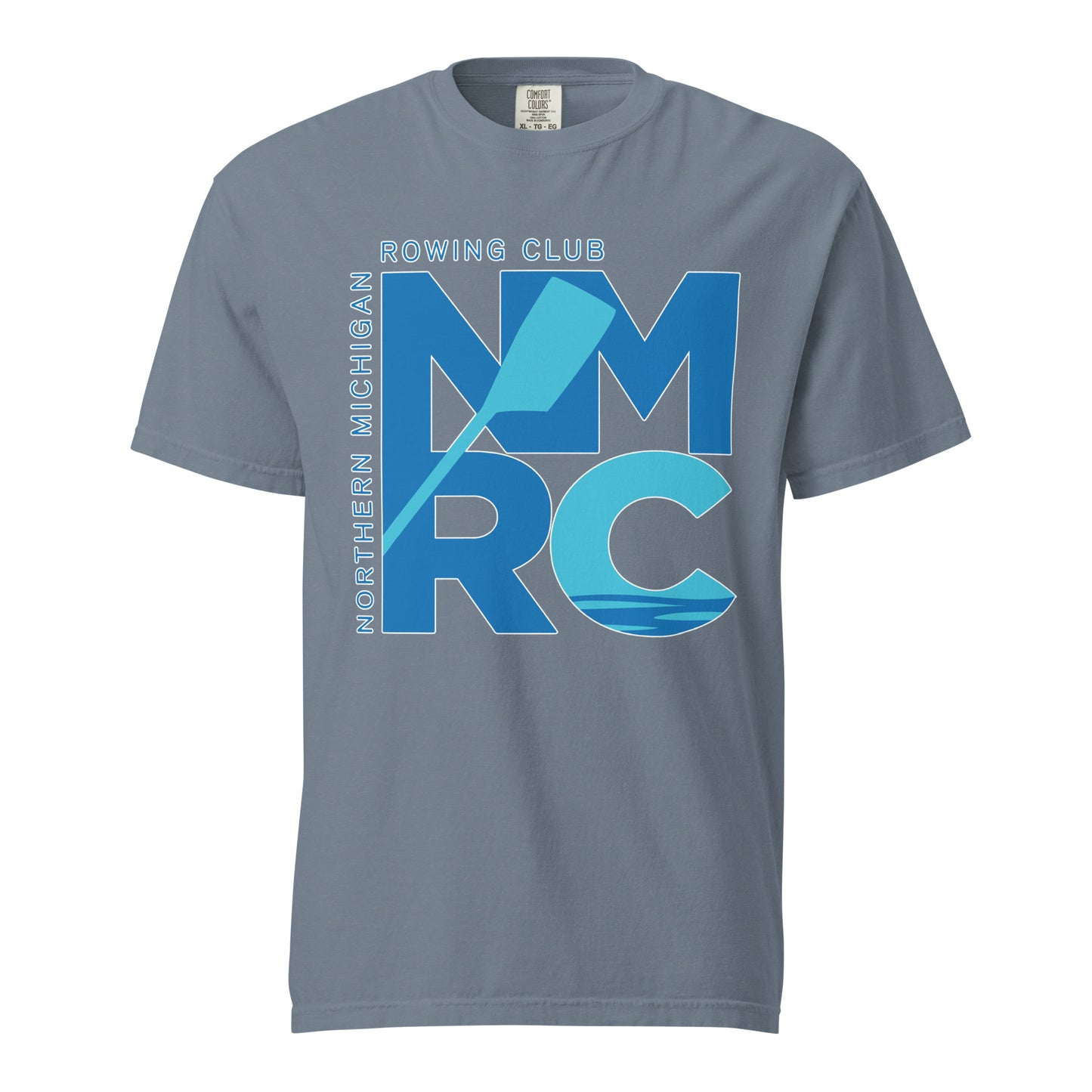 Signature | Comfort Colors T-Shirt | Northern Michigan Rowing | Modern Script Logo