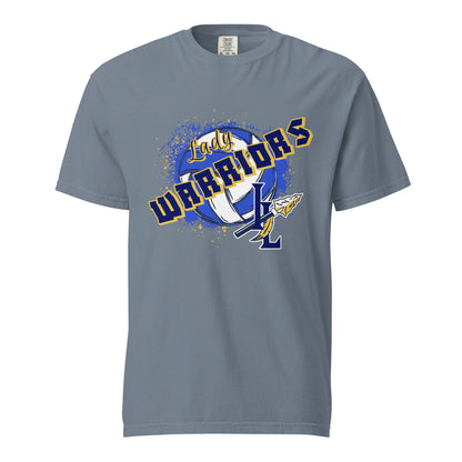 Signature | Comfort Colors T-Shirt | Indian Land Middle School Volleyball | Vanguard Warriors Logo